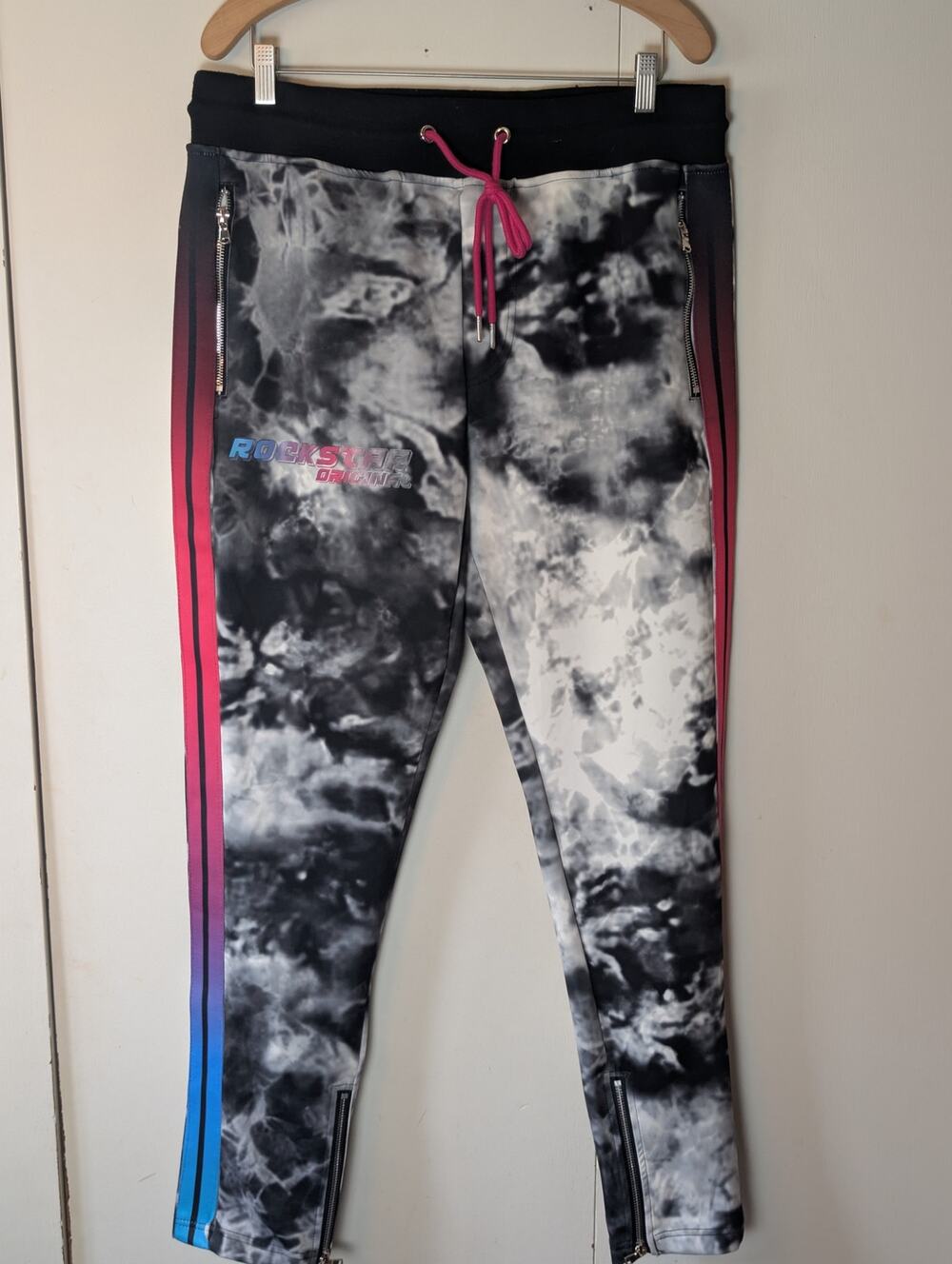 New Rockstar Original Tie Dye Jogger Pants XL